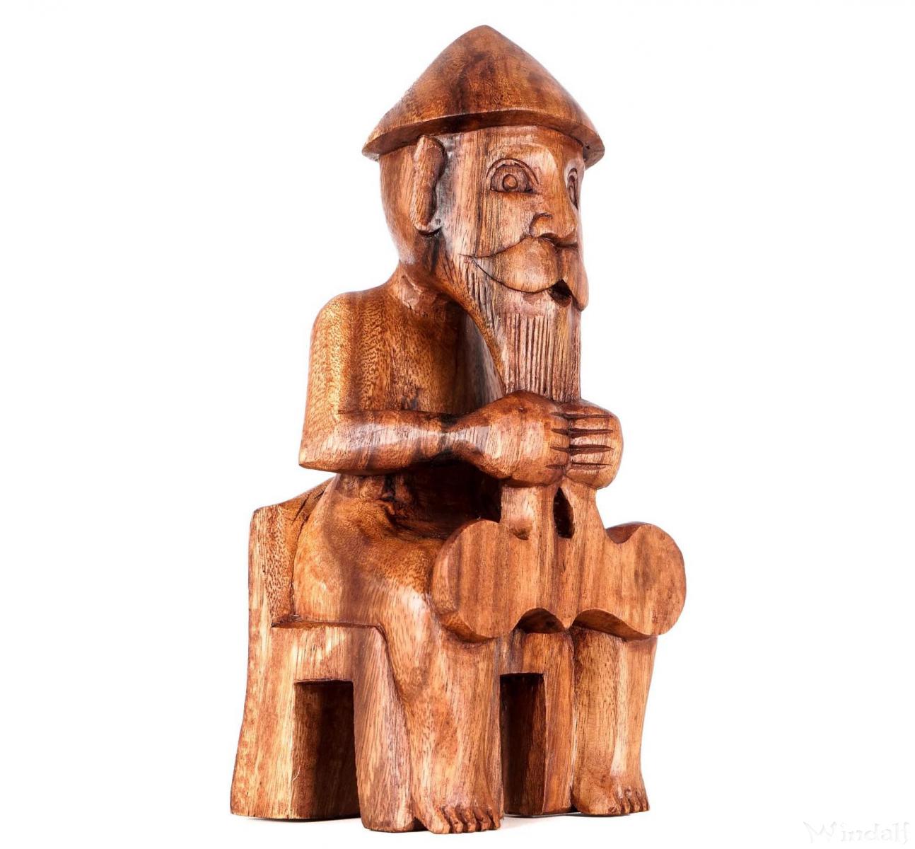 Holzfigur Thor H Cm G Tterstatue Germanischer Gott Des