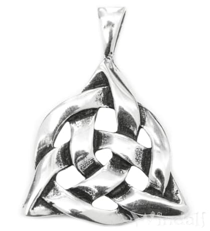 WINDALF Celtic Schmuck Anhänger TILION 3.2 cm Keltischer-Knoten Silber - Windalf.de