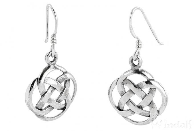 WINDALF Irischer Damen Ohrschmuck RAIA 1.9 cm Keltische Blume des Lebens Silber WINDALF Irischer Damen Ohrschmuck RAIA 1.9 cm Keltische Blume des Lebens Silber - Windalf.de