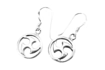 WINDALF Celtic Irish Ohrhänger RUNA 1.8 cm Keltische Triskele Silber WINDALF Celtic Irish Ohrhänger RUNA 1.8 cm Keltische Triskele Silber - Windalf.de