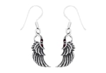WINDALF Bohemia Damen Ohrhänger ALINA 3.2 cm Engels-Flügel Ohr-Schmuck Silber WINDALF Bohemia Damen Ohrhänger ALINA 3.2 cm Engels-Flügel Ohr-Schmuck Silber - Windalf.de