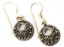 WINDALF Wikinger Ohrhänger NORTHRAD 1.5 cm Vikings Bronze - Windalf.de