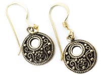 WINDALF Wikinger Ohrhänger NORTHRAD 1.5 cm Vikings Bronze - Windalf.de