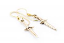 WINDALF Ohrhänger MORGANA 3.5 cm Mittelalter Schmuck Dolche Bronze - Windalf.de