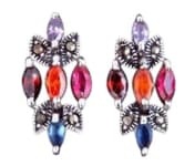 WINDALF Damen Ohrringe AKIRA 3,1 cm Crystals Silber WINDALF Damen Ohrringe AKIRA 3,1 cm Crystals Silber - Windalf.de