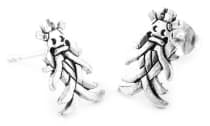 WINDALF Wikinger Ohrringe RIMNIR 12 mm Odins Maske Ohrschmuck Silber WINDALF Wikinger Ohrringe RIMNIR 12 mm Odins Maske Ohrschmuck Silber - Windalf.de