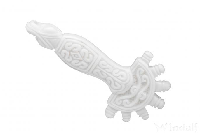 WINDALF Langer Schmuck Anhänger VIKING 6.1 cm Handarbeit aus Knochen - Windalf.de