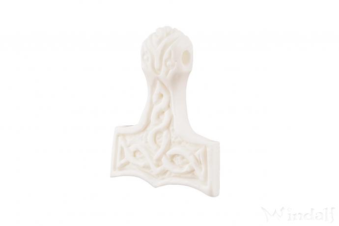 WINDALF Schmuck Anhänger MJÖLNIR 3.3 cm Thorshammer aus Knochen WINDALF Schmuck Anhänger MJÖLNIR 3.3 cm Thorshammer aus Knochen - Windalf.de