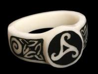 WINDALF Knochenring Triskel Celtic 12 mm WINDALF Knochenring Triskel Celtic 12 mm - Windalf.de
