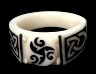 WINDALF Knochenring Celtic Triad WINDALF Knochenring Celtic Triad - Windalf.de