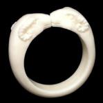 WINDALF Wikinger Knochenring RAM 8 mm Widder Krafttier Glücksring - Windalf.de