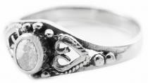 WINDALF Zarter Damen Ring ANELY 6 mm Weißer Stein Silber WINDALF Zarter Damen Ring ANELY 6 mm Weißer Stein Silber - Windalf.de