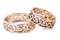 WINDALF Keltischer Freundschaftsring SVANA 7 mm Skandinavischer Partnerring Bronze WINDALF Keltischer Freundschaftsring SVANA 7 mm Skandinavischer Partnerring Bronze - Windalf.de