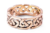 WINDALF Keltischer Freundschaftsring SVANA 7 mm Skandinavischer Partnerring Bronze - Windalf.de