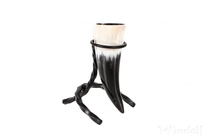 WINDALF Mittelalter Trinkhornständer ACANIA Für 0,05 Liter Hörner Eisen geschwärzt - Windalf.de