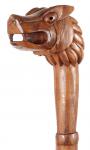 WINDALF Wikinger Wanderstock NORK 180 cm VIKING WOLF Wanderstab Handarbeit aus Holz - Windalf.de