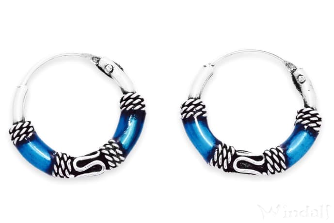 WINDALF Damen Schmuck Creolen LUNA 12 mm Ohrschmuck Silber - Windalf.de