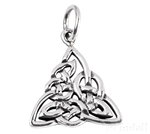WINDALF Celtic Schmuck-Anhänger NATIC 2.6 cm Keltischer Knoten Amulett Silber - Windalf.de