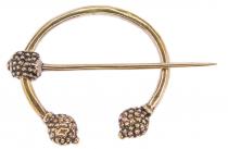 WINDALF Keltische Distel-Fibel AZURA 5.2 cm Tuchnadel Historischer Gewandschmuck Vintage Bronze WINDALF Keltische Distel-Fibel AZURA 5.2 cm Tuchnadel Historischer Gewandschmuck Vintage Bronze - Windalf.de