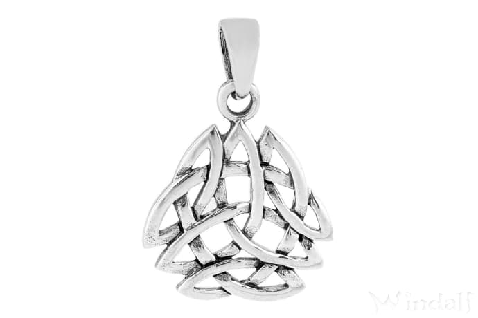 WINDALF Zarter Schmuck Anhänger RIANA 2.4 cm Keltische Knoten Silber - Windalf.de