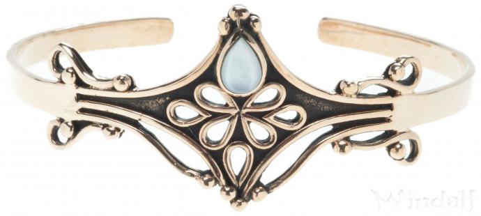 WINDALF Mittelalter-Armreif NALIA Ø 6.1 cm Perlmutt Elfen Armschmuck Hochwertige Bronze WINDALF Mittelalter-Armreif NALIA Ø 6.1 cm Perlmutt Elfen Armschmuck Hochwertige Bronze - Windalf.de