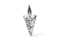 WINDALF Wikinger Schmuck Anhänger ARWAN 5 cm Große Speerspitze Silber WINDALF Wikinger Schmuck Anhänger ARWAN 5 cm Große Speerspitze Silber - Windalf.de
