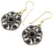 WINDALF Damen Ohrhänger THARA Ø 1,6 cm Schwarzer Onyx Bronze WINDALF Damen Ohrhänger THARA Ø 1,6 cm Schwarzer Onyx Bronze - Windalf.de