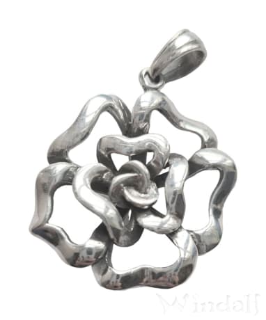 WINDALF Schmuck Anhänger MIRA 4 cm Zauber-Rose Silber WINDALF Schmuck Anhänger MIRA 4 cm Zauber-Rose Silber - Windalf.de