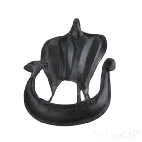 WINDALF Holzanhänger KNORREN 3.4 cm Wikingerschiff Thorshammer Handarbeit Holz - Windalf.de