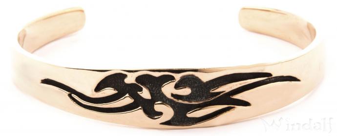 WINDALF Mittelalter Armreif THYRON Ø 6.5 cm Wikinger Schwarzer Drache Hochwertige Bronze WINDALF Mittelalter Armreif THYRON Ø 6.5 cm Wikinger Schwarzer Drache Hochwertige Bronze - Windalf.de
