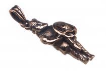 WINDALF Schmuck Anhänger ERIK 2,7 cm Wikinger Krieger Bronze - Windalf.de