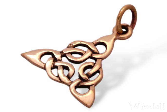 WINDALF Schmuck Anhänger ISEA 1.8 cm Celtic Love Bronze - Windalf.de