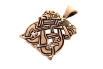 WINDALF Schmuck Anhänger FINLAY 2.9 cm Hunde Schutzamulett Bronze - Windalf.de