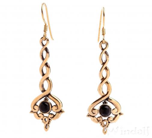 WINDALF Lange Damen Ohrhänger ALINA 5.5 cm  Bohemia Ohr-Schmuck Bronze WINDALF Lange Damen Ohrhänger ALINA 5.5 cm  Bohemia Ohr-Schmuck Bronze - Windalf.de