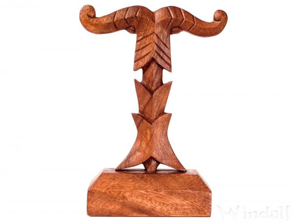 WINDALF Viking Irminsul Holzdeko TARA 20 cm Auf Sockel