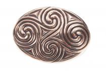 WINDALF Keltische Fibel NEWGRANGE 3.6 cm Celtic Lebens-Spiralen Glücks Brosche Bronze WINDALF Keltische Fibel NEWGRANGE 3.6 cm Celtic Lebens-Spiralen Glücks Brosche Bronze - Windalf.de
