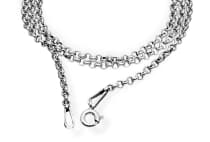WINDALF Zarte Wikinger Damen Halskette NILA 57 cm Erbskette Vikings Schmuckkette Silber WINDALF Zarte Wikinger Damen Halskette NILA 57 cm Erbskette Vikings Schmuckkette Silber - Windalf.de