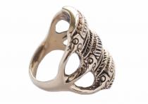 WINDALF Massiver Ring ALVAR 26 mm Wikinger Kraftring Bronze - Windalf.de