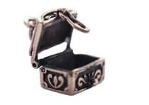 WINDALF Vintage Medaillon ASANA 1.3 cm Kleine Schatzkiste Hochwertige Bronze - Windalf.de