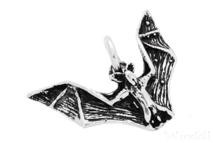 WINDALF Gothic Schmuck Anhänger NOVA 2.2 cm Evil Fledermaus Amulett WINDALF Gothic Schmuck Anhänger NOVA 2.2 cm Evil Fledermaus Amulett - Windalf.de