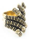 WINDALF Wikingerring AKARAK 3.1 cm Anderswelt Schlangenschmuck Bronze WINDALF Wikingerring AKARAK 3.1 cm Anderswelt Schlangenschmuck Bronze - Windalf.de