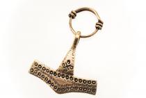 WINDALF Schmuck-Anhänger MJÖLNIR 4.6 cm Thorshammer Nordische Mythologie Bronze - Windalf.de