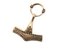 WINDALF Schmuck-Anh&auml;nger MJ&Ouml;LNIR 4.6 cm Thorshammer Nordische Mythologie Bronze - Windalf.de