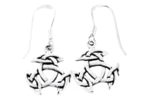 WINDALF Keltische Damen Ohrhänger ARWAIN Ø 1.4 cm Keltische Knoten Silber WINDALF Keltische Damen Ohrhänger ARWAIN Ø 1.4 cm Keltische Knoten Silber - Windalf.de