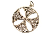 WINDALF Schmuck Anhänger NARCAN 3.9 cm Keltenkreuz Bronze - Windalf.de