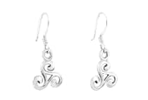 WINDALF Keltische Damen Ohrringe NICE 2.7 cm Triskele Ohrschmuck Silber WINDALF Keltische Damen Ohrringe NICE 2.7 cm Triskele Ohrschmuck Silber - Windalf.de