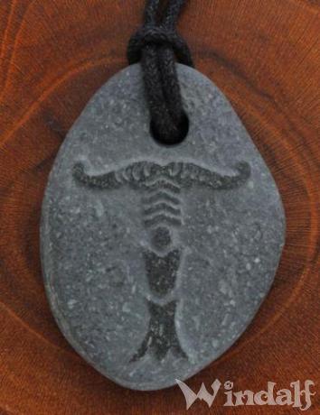 WINDALF Anhänger MANCE Irminsul grauer Stein - Windalf.de