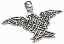 WINDALF Schmuck Anh&auml;nger ARCON 4.5 cm Keltischer Adler Silber - Windalf.de