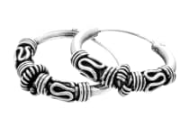 WINDALF Männer Creolen DAMIAN Ø 18 mm Ohrschmuck Silber - Windalf.de