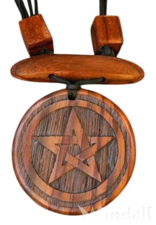 WINDALF Druiden Holzschmuck PENTAGRAMM 4.5 cm Wunsch Schutz Amulett Drudenfuß Holz WINDALF Druiden Holzschmuck PENTAGRAMM 4.5 cm Wunsch Schutz Amulett Drudenfuß Holz - Windalf.de
